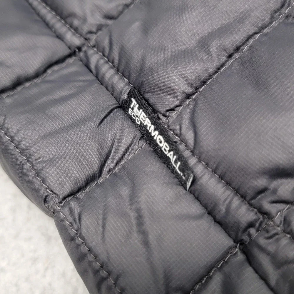 The North Face Jacket Mens Medium Gray ThermoBall Eco Quilted Insulated NF0A3Y3N